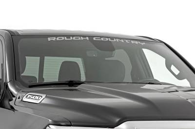 Rough Country Suspension Systems - Rough Country 4166SR Decal 3.6" x 35" Silver