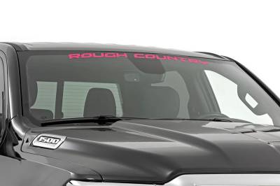 Rough Country Suspension Systems - Rough Country 4166PK Decal 3.6" x 35" Pink