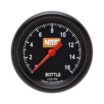 Classic Instruments - Classic Instruments NOS368BBPF Nitrous Oxide Pressure Gauge