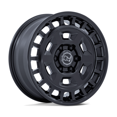 Black Rhino Hard Alloys - Black Rhino Wheels BR405 ROVER 17x8 6x130 32mm Black/Black BR405MB17803832