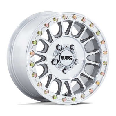 KMC - KMC Wheels KS239 IMPACT UTV BEADLOCK 15x8 4x137 0mm Machined KS239DX15804800