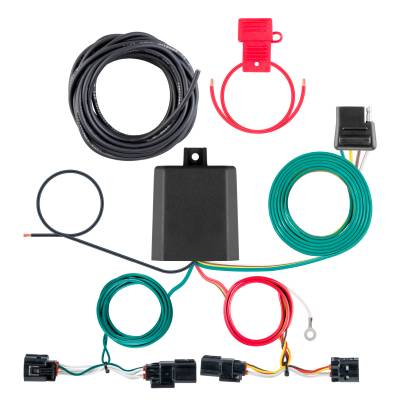 CURT - CURT 56569 Custom Wiring Harness 4-Way Flat for Select Kia Sorento