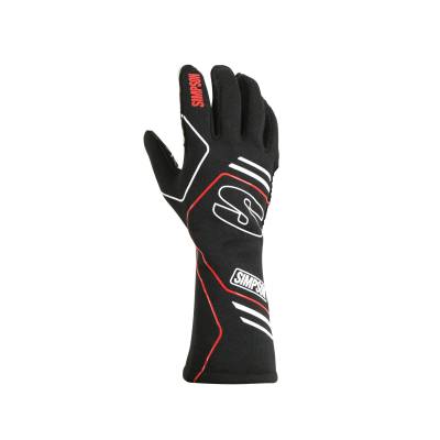 Simpson Safety - Simpson Safety SGRLG Racing Gloves Red Large