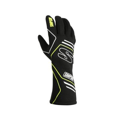Simpson Safety - Simpson Safety SGYLG Racing Gloves Yellow Large