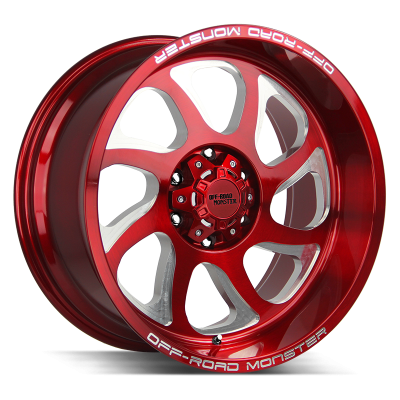 Off Road Monster - Off Road Monster M22 20x10 6x5.5 -19mm Candy Red M220639N19R