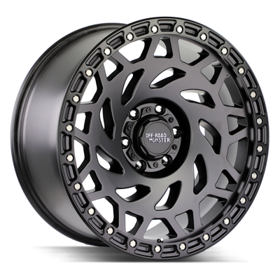 Off Road Monster - Off Road Monster M50 17x9 5x5.0 0mm Gloss Black/Black M50752700GBBR