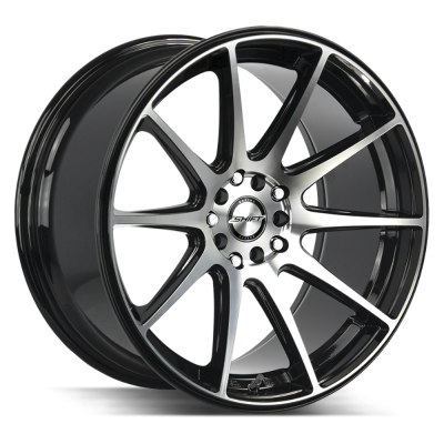 Shift - Shift Wheels H34850030GBM GEAR 18x9 5x100/4.5 30mm Gloss Black/Machined