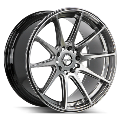 Shift - Shift Wheels H34850130PS GEAR 18x9 5x4.5/120 30mm Platinum Silver