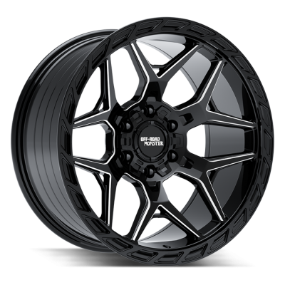 Off Road Monster - Off Road Monster MF40 20x10 6x5.5/135 -19mm Black/Milled MF40010607N19GBML