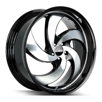 Strada - Strada Wheels C05251515GBM RETRO 5 22x9 5x115 15mm Gloss Black/Machined