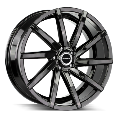 Strada - Strada Wheels SEGA 20x8.5 5x112 35mm Gloss Black S41051235GB