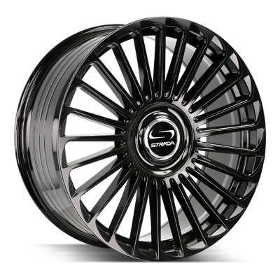 Strada - Strada Wheels MARTELLO 20x8.5 5x115/120 20mm Gloss Black SF6808551620GB
