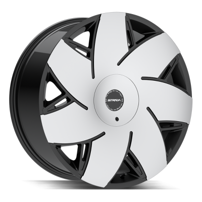 Strada - Strada Wheels TURBINA 24x9.5 6x5.5/135 24mm Gloss Black/Machined S6749560724GBM