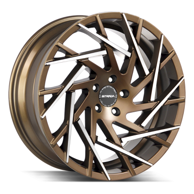 Strada - Strada Wheels NIDO 22x9 5x4.5 35mm Bronze/Machined S64251435BZMT
