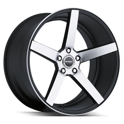 Strada - Strada Wheels PERFETTO 16x7.5 5x100/4.5 35mm Gloss Black/Machined S351650035GBM