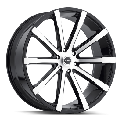 Strada - Strada Wheels OSSO 24x10 5x115 15mm Gloss Black/Machined S48451515GBM