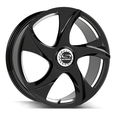 Strada - Strada Wheels VINO 20x9 5x112/115 30mm Gloss Black/Milled SF6909050230GBML