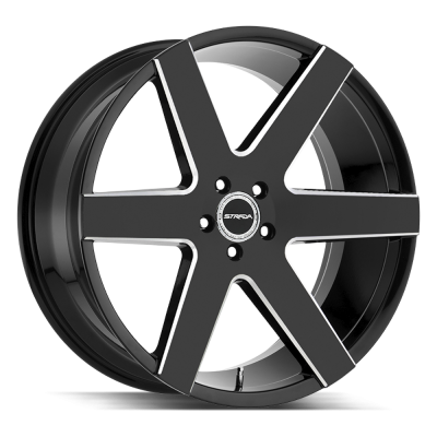 Strada - Strada Wheels CODA 20x8.5 5x4.5 35mm Gloss Black/Milled S60051435GBML