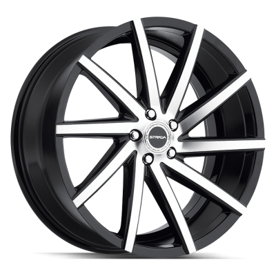 Strada - Strada Wheels SEGA 22x9 6x5.5 24mm Gloss Black/Machined S41263924GBM