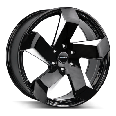 Strada - Strada Wheels COLTELLO 22x9 5x112 35mm Gloss Black/Milled S65251235GBML