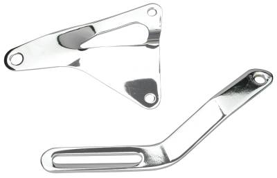 Trans-Dapt Performance - Trans-Dapt 9455 Alternator Bracket Set Ford 289-302W Chrome