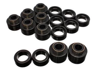 Energy Suspension - Energy Suspension 3.4122G Body Cab Mount Set Polyurethane Black