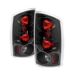 Spyder Auto - Spyder Auto 5002525 Euro Taillights Black/Clear for 02-06 Dodge RAM Trucks
