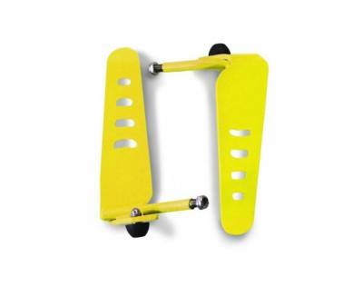 Steinjager - Steinjager Metal Style Foot Peg Kit-Neon Yellow for Wrangler TJ J0046533
