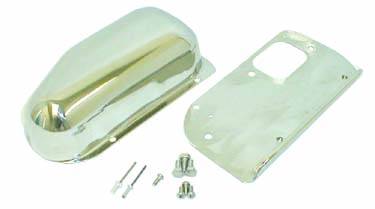 Rugged Ridge - Rugged Ridge 11122.02 Wiper Motor Cover Kit Stainless Steel for 76- 86 Jeep CJ