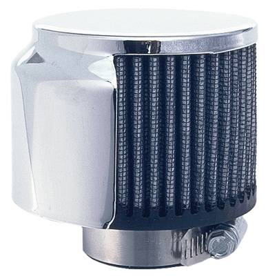 Trans-Dapt Performance - Trans-Dapt 5104 3" Tall Clamp-On Style Breather w/Hood 1.5" Tube Cotton Filter