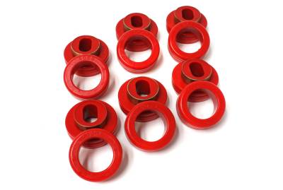 Energy Suspension - Energy Suspension 3.4116R Body Cab Mount Set Polyurethane Red