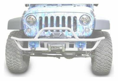 Steinjager - Steinjager Front Off Road Tube Bumper-Cloud White for Jeep JK J0048132