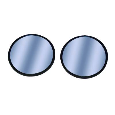 Cipa Mirrors - CIPA 49111 Blue Tinted HotSpot Mirrors 2" Convex Mirror w/Stick-On Mounting