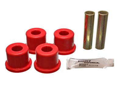 Energy Suspension - Energy Suspension 3.2139R Leaf Spring Bushing Set Polyurethane Red