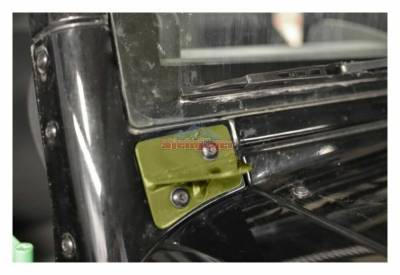 Steinjager - Steinjager A-Pillar Light Brackets-Locas Green for Wrangler JK J0041569