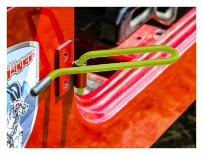 Steinjager - Steinjager Wire Style Foot Peg Kit-Gecko Green for Wrangler YJ J0046582