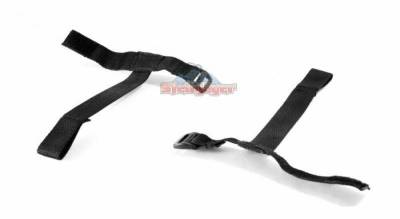Steinjager - Steinjager TJJ0041621 Black Front Tube Door Limit Straps for Jeep Wrangler