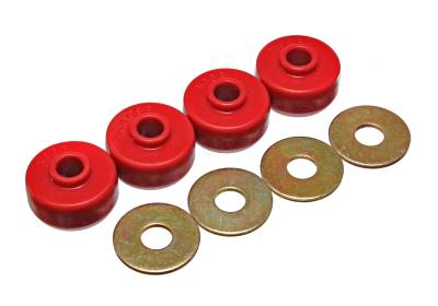 Energy Suspension - Energy Suspension 3.2123R Leaf Spring Bushing Set Polyurethane Red