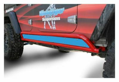 Steinjager - Steinjager Phantom Rock Slider Inserts-Playboy Blue for Jeep JK 4DR J0044853