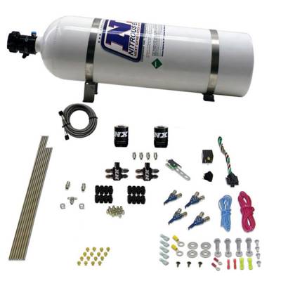 Nitrous Express - Nitrous Express 80004EFI-15 Nx Nitrous Oxide System Kit 4 Cylinder GAS EFI