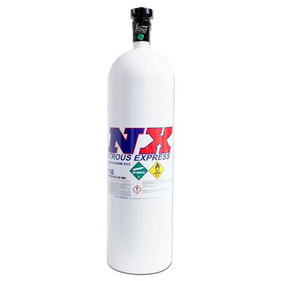 Nitrous Express - Nitrous Express 11150 15lb Nitrous Bottle w/Lightning 45 Bottle Valve