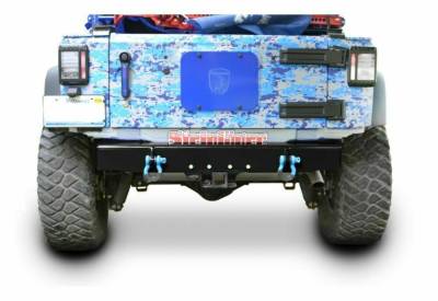 Steinjager - Steinjager Rear Off Road D-Ring Bumper-Bare for Wrangler JK J0048136