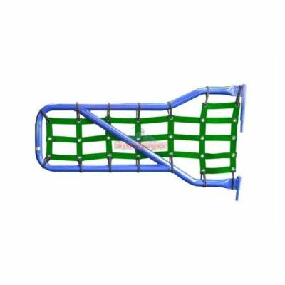 Steinjager - Steinjager Cargo Net Tube Door Covers Front-Green for Wrangler JL J0048419