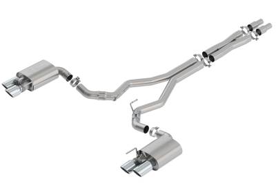 Borla - Borla 140743 ATAK Cat-Back Exhaust Dual Split Rear Exit for 18-23 Mustang GT