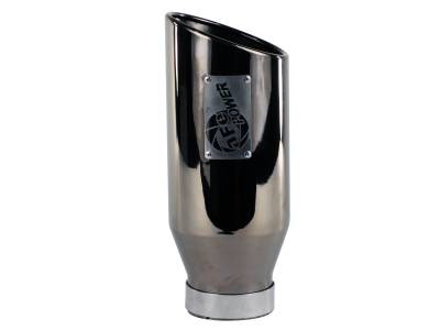 aFe Power - aFe 49-92018-BC Stainless Steel Exhaust Tip 4" Inlet x 5" Outlet x 12" Length