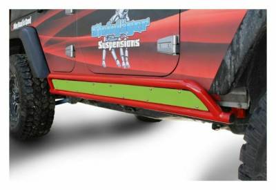 Steinjager - Steinjager Phantom Rock Slider Inserts-Gecko Green for Jeep JK 4DR J0046546