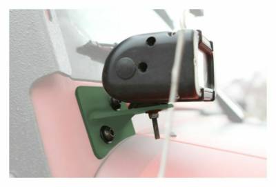 Steinjager - Steinjager A-Pillar Light Brackets-Locas Green for Wrangler JK J0041580