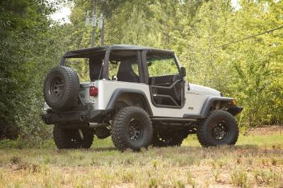 Rugged Ridge - Rugged Ridge 11509.20 Locking Tubular Half Doors Black for Wrangler TJ