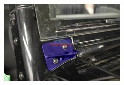 Steinjager - Steinjager A-Pillar Light Brackets-Southwest Blue for Wrangler JK J0041564