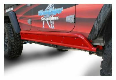 Steinjager - Steinjager Phantom Rock Slider Inserts Red Baron for Wrangler JK 4DR J0044851